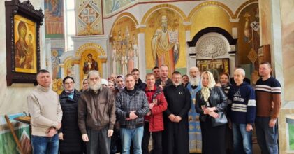 В храме «Неупиваемая Чаша» г.Твери три человека приняли обет трезвости