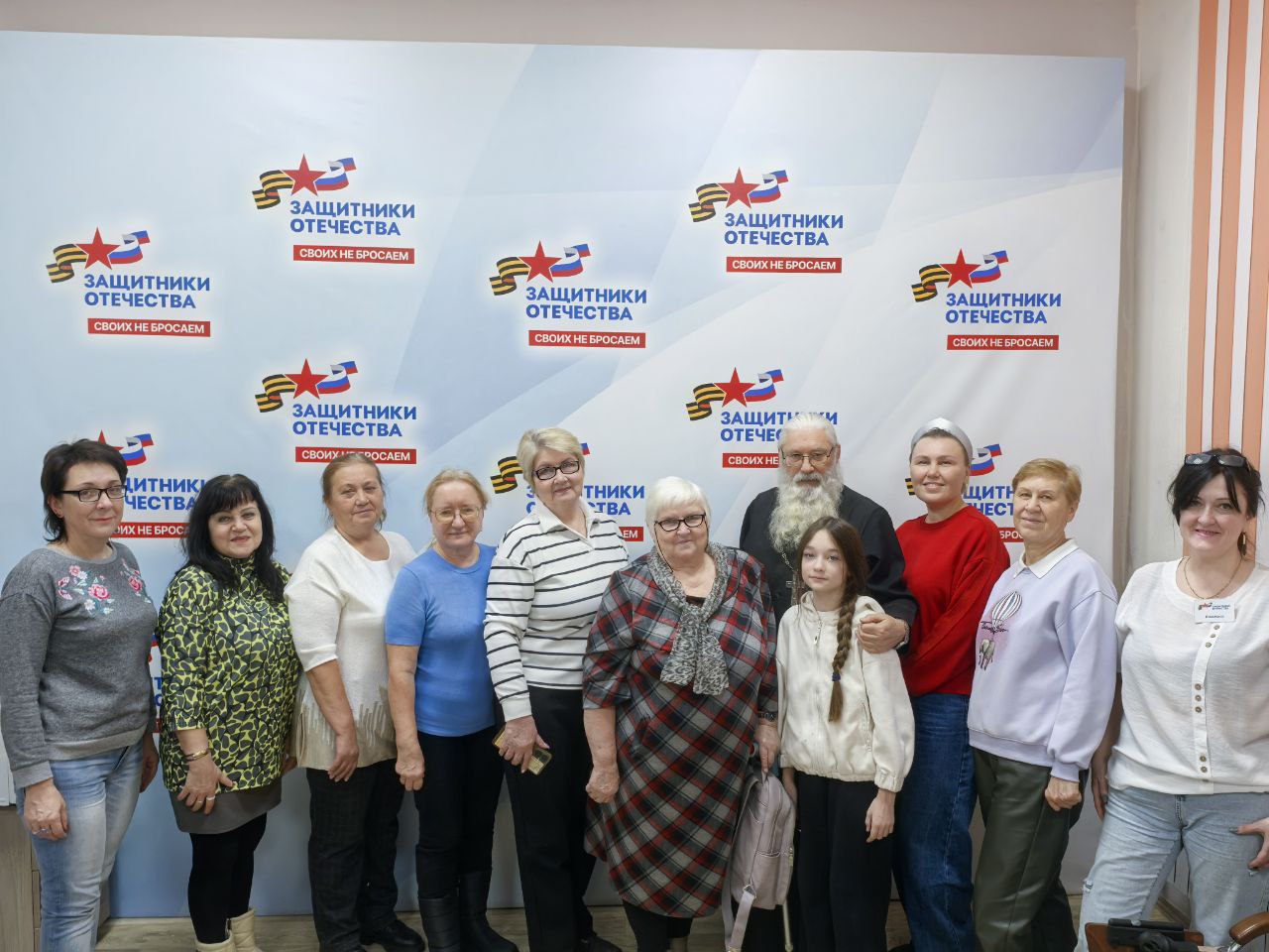 В преддверии Дня матери беседа со священником состоялась в филиале фонда «Защитники Отечества» Тверской области