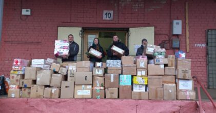 1700 кг гуманитарной помощи доставлены в Луганскую епархию