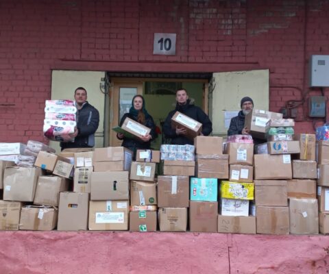 1700 кг гуманитарной помощи доставлены в Луганскую епархию