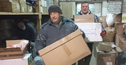 Более тонны гуманитарной помощи передали от Тверской епархии в госпитали и воинам на передовую