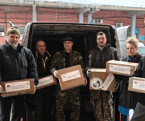 600 кг гуманитарной помощи к Дню защитника Отечества были отправлены воинам в зону СВО