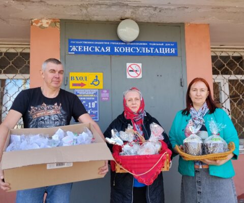 1100 куличей на Светлой седмице передали от Тверской епархии в медицинские и социальные учреждения г.Твери